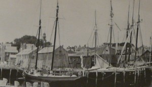 View from Harbor (circa 1890)